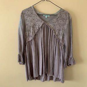 Purple Boho blouse